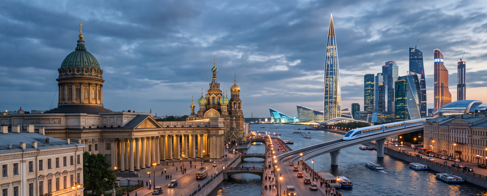 Санкт-Петербург между прошлым и будущим