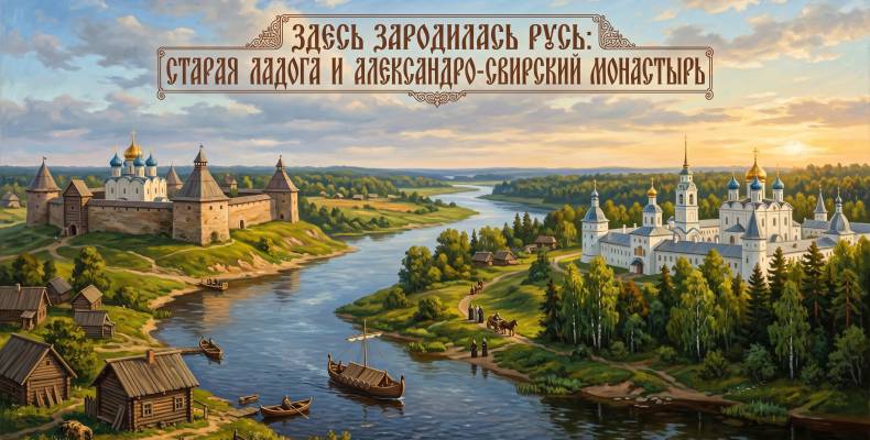 Здесь зародилась Русь: Старая Ладога и Александро-Свирский монастырь